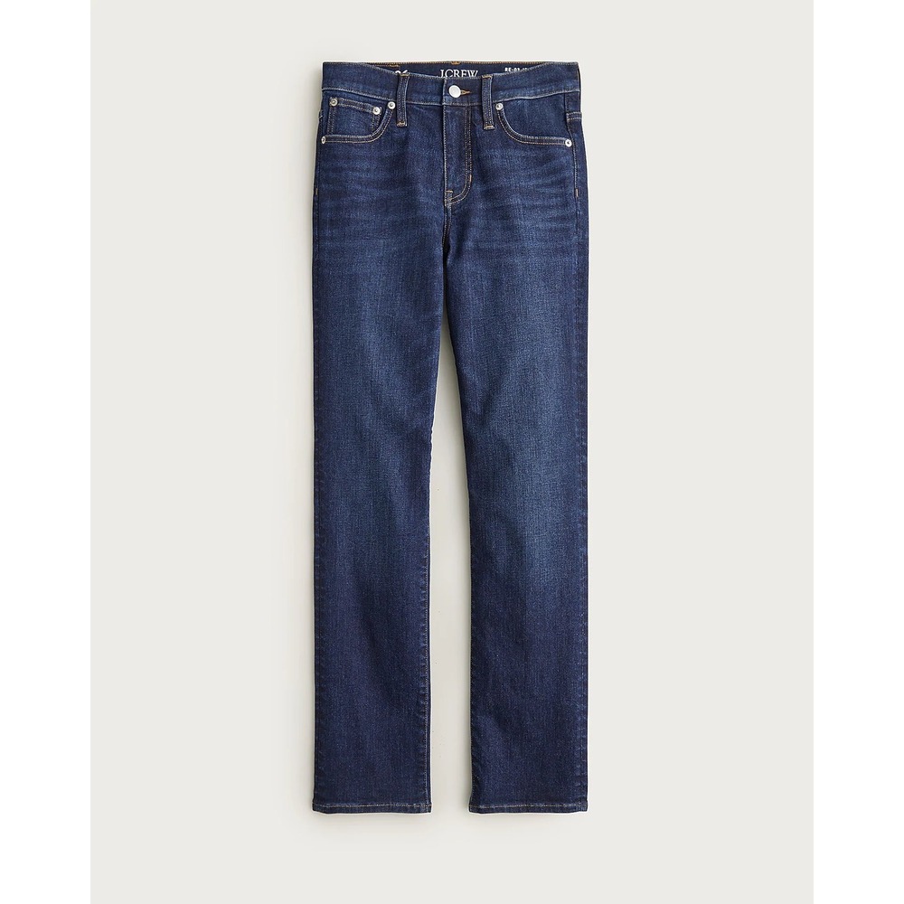 J.Crew Slim Dark Wash Stretch Jeans Women's Size 28 Mid Rise Ankle Crop